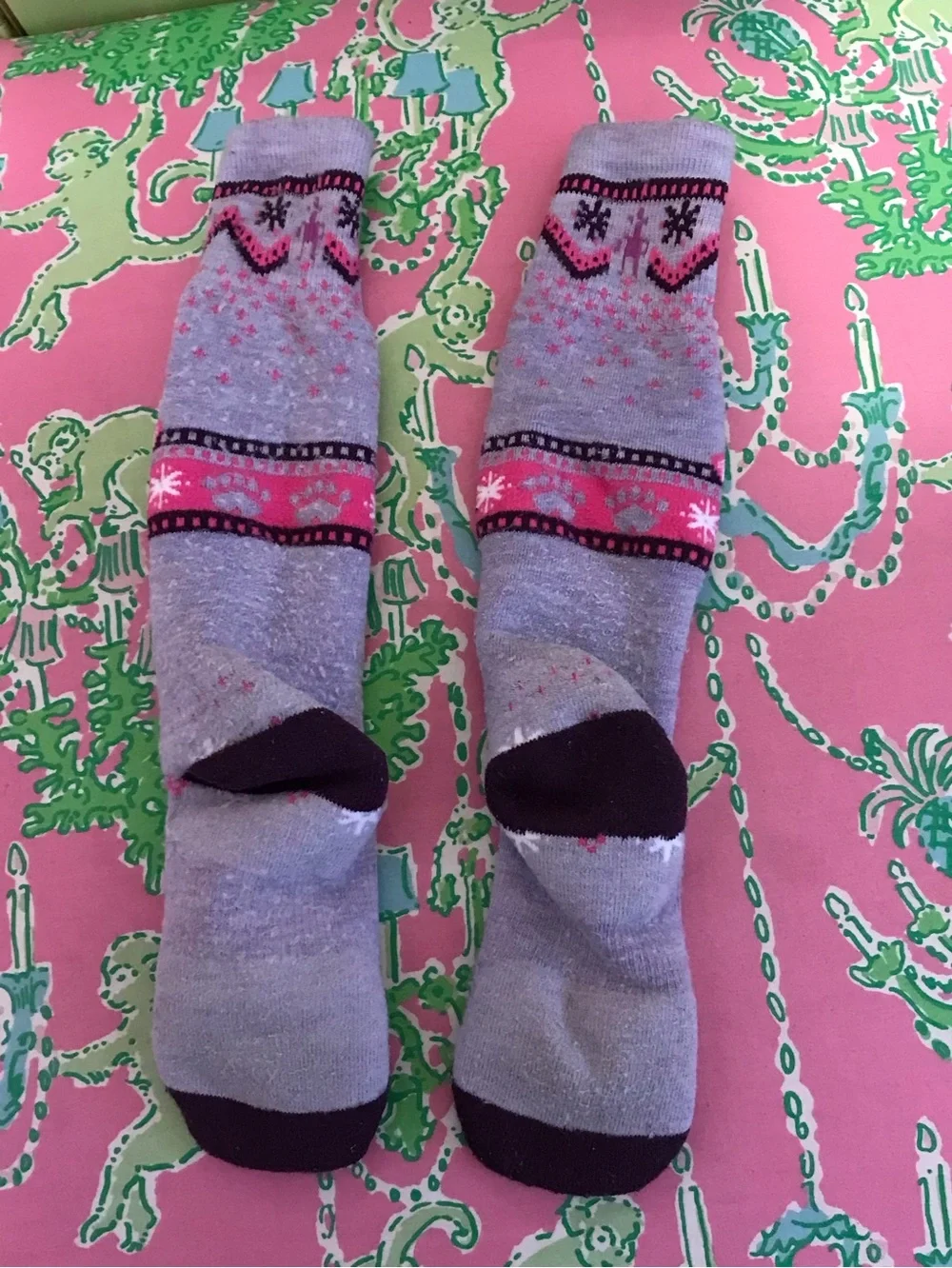 Smartwool Wintersport Full Cushion Polar Bear Over The Calf Socks kids sz. large